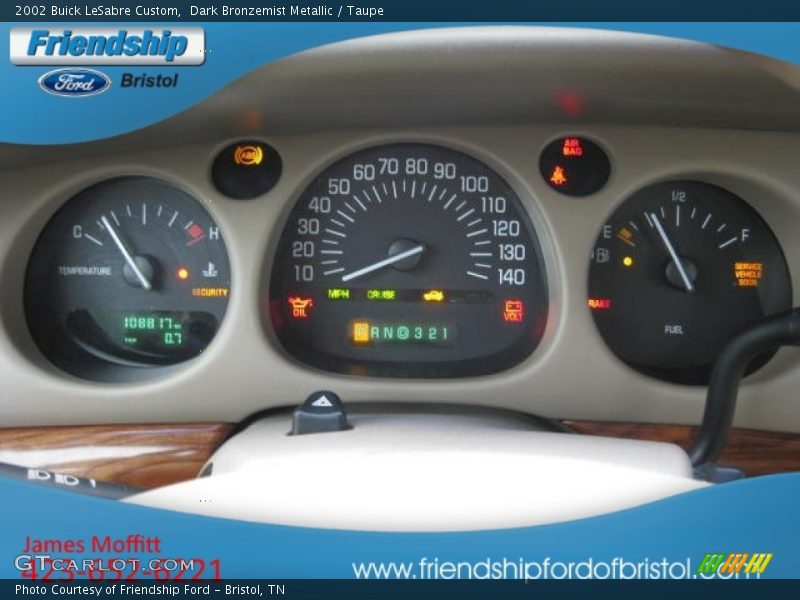 Dark Bronzemist Metallic / Taupe 2002 Buick LeSabre Custom