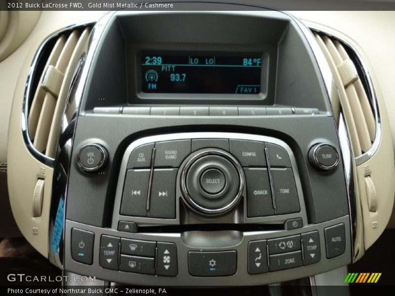 Controls of 2012 LaCrosse FWD