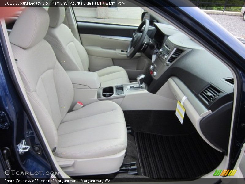 Azurite Blue Pearl / Warm Ivory 2011 Subaru Legacy 2.5i Premium