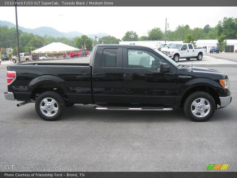 Tuxedo Black / Medium Stone 2010 Ford F150 XLT SuperCab