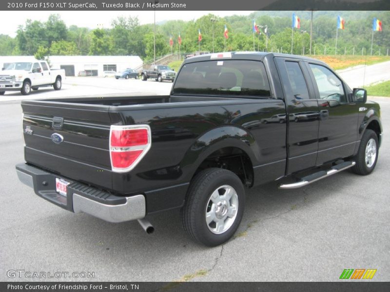 Tuxedo Black / Medium Stone 2010 Ford F150 XLT SuperCab