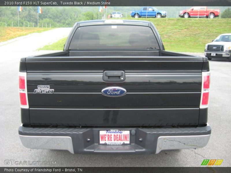 Tuxedo Black / Medium Stone 2010 Ford F150 XLT SuperCab