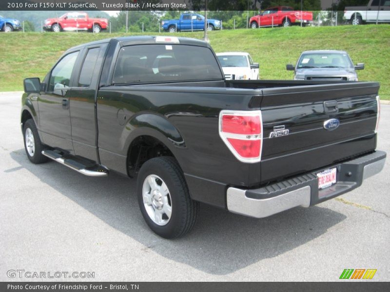 Tuxedo Black / Medium Stone 2010 Ford F150 XLT SuperCab