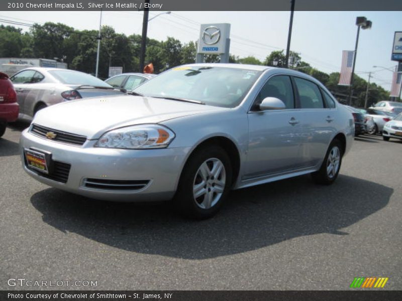 Silver Ice Metallic / Ebony 2010 Chevrolet Impala LS