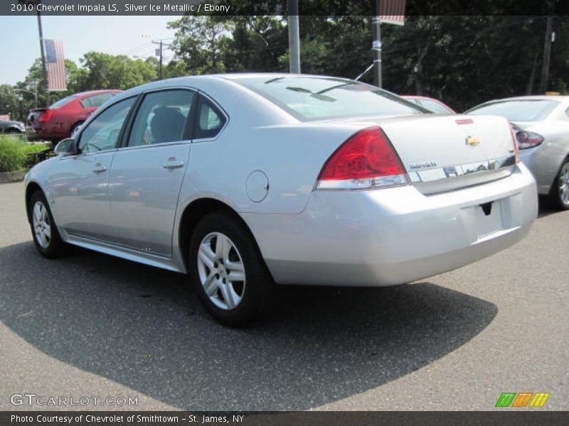 Silver Ice Metallic / Ebony 2010 Chevrolet Impala LS