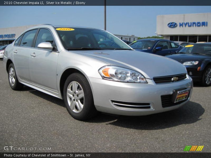 Silver Ice Metallic / Ebony 2010 Chevrolet Impala LS