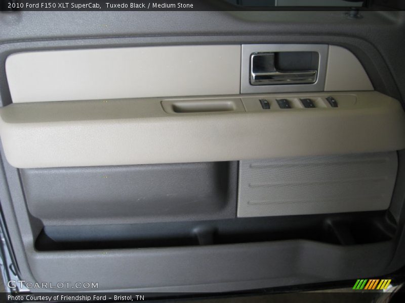 Tuxedo Black / Medium Stone 2010 Ford F150 XLT SuperCab