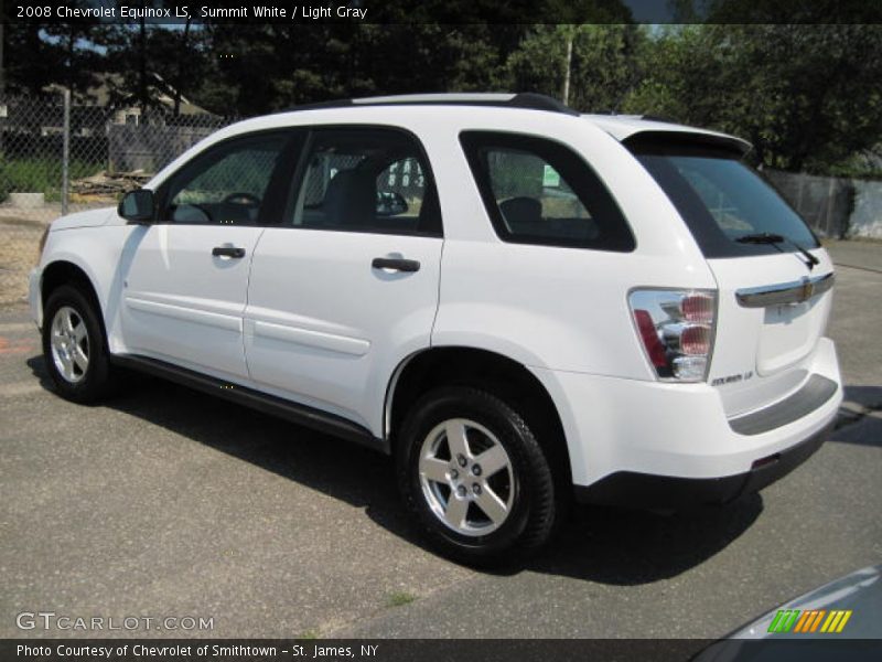 Summit White / Light Gray 2008 Chevrolet Equinox LS