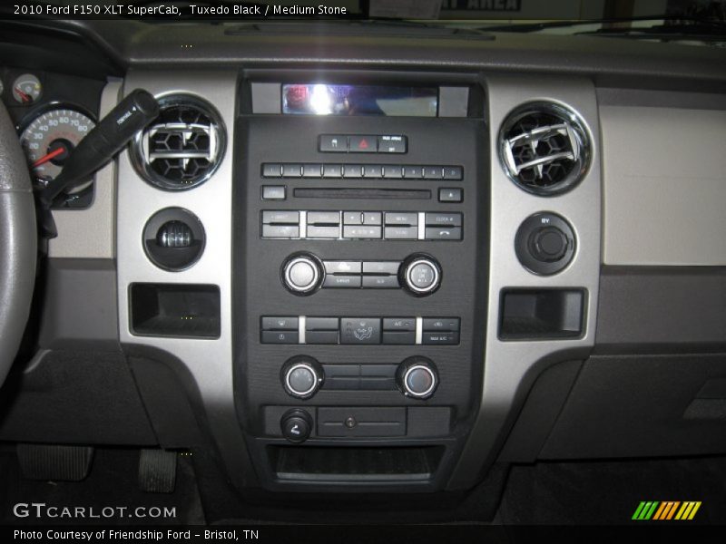 Tuxedo Black / Medium Stone 2010 Ford F150 XLT SuperCab