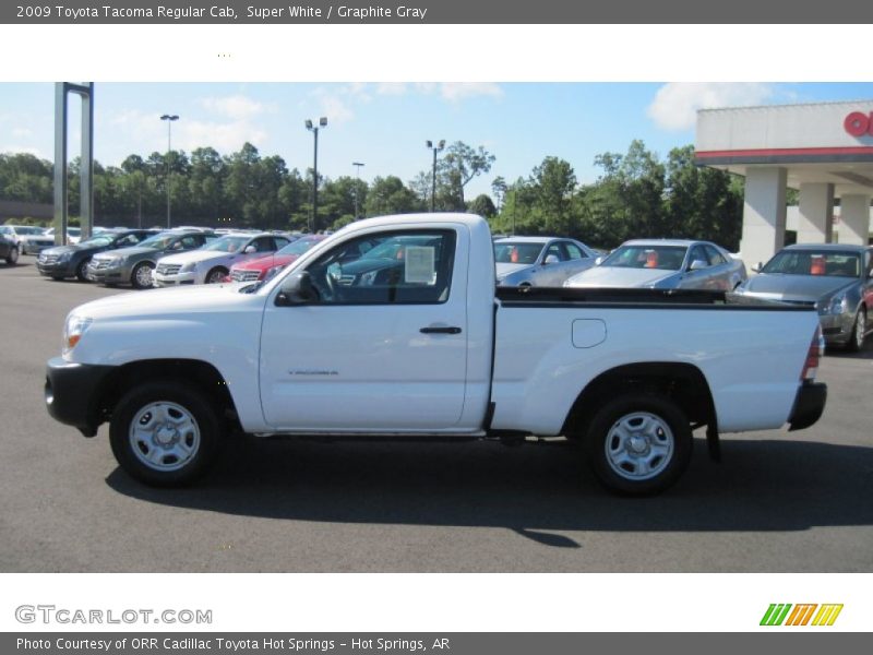Super White / Graphite Gray 2009 Toyota Tacoma Regular Cab