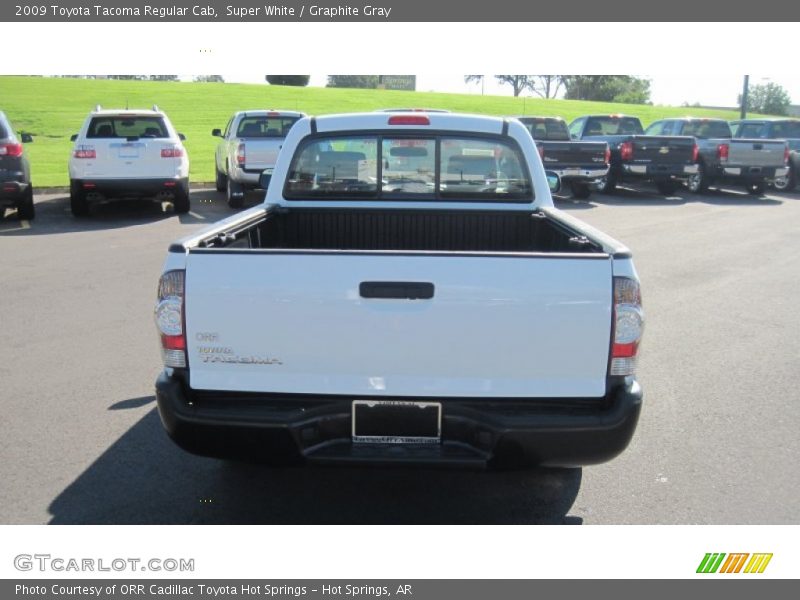 Super White / Graphite Gray 2009 Toyota Tacoma Regular Cab