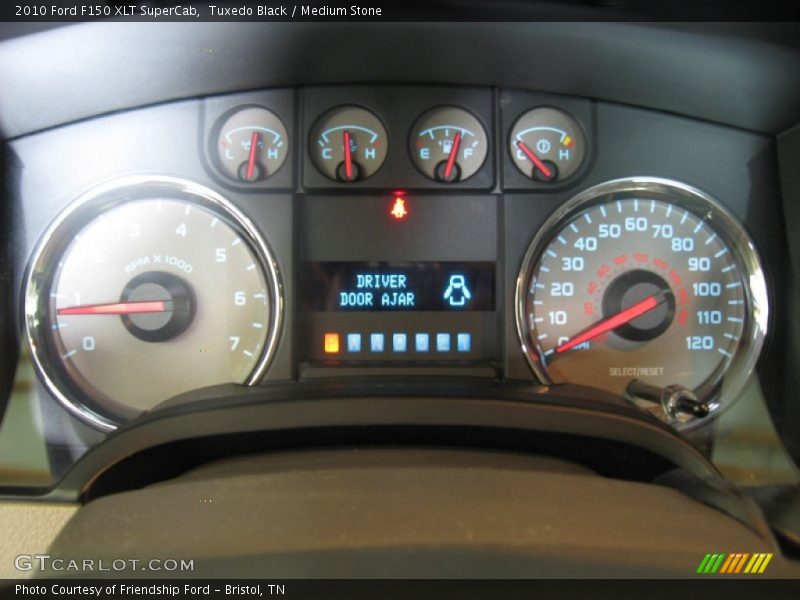 Tuxedo Black / Medium Stone 2010 Ford F150 XLT SuperCab