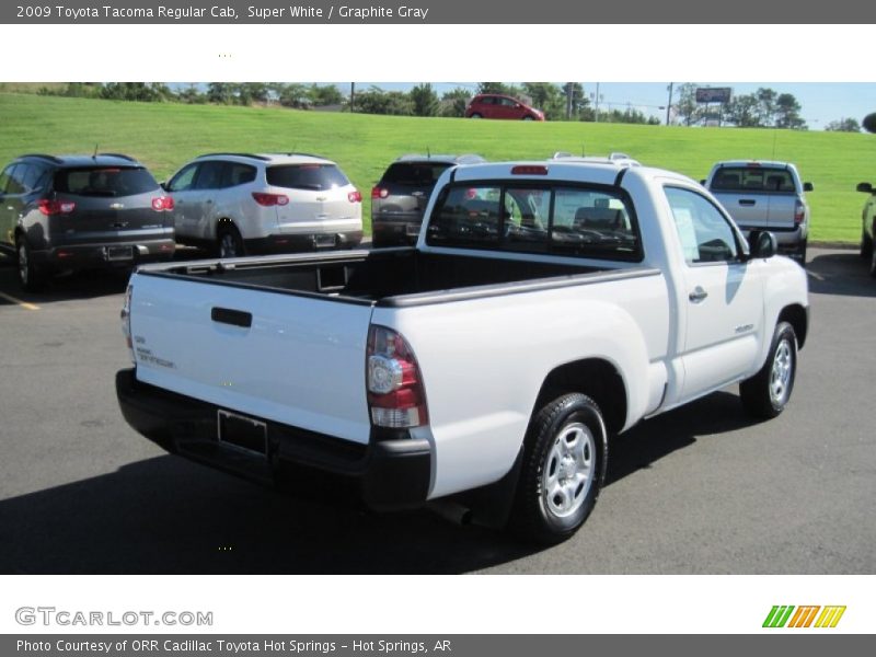 Super White / Graphite Gray 2009 Toyota Tacoma Regular Cab