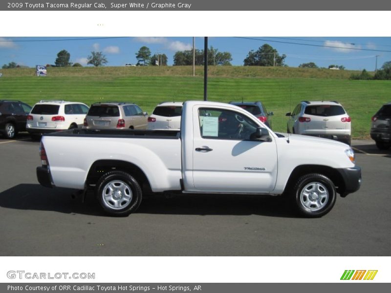 Super White / Graphite Gray 2009 Toyota Tacoma Regular Cab