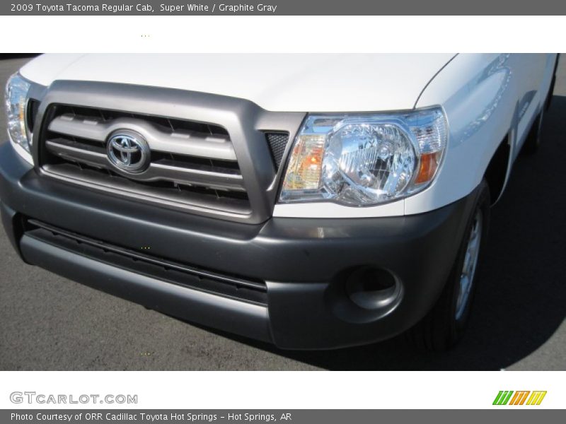 Super White / Graphite Gray 2009 Toyota Tacoma Regular Cab