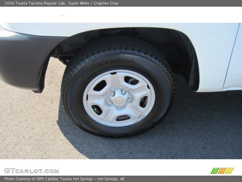 Super White / Graphite Gray 2009 Toyota Tacoma Regular Cab