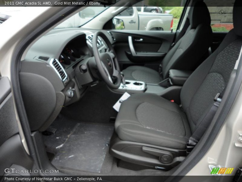  2011 Acadia SL AWD Ebony Interior