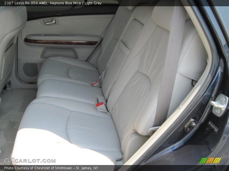 Neptune Blue Mica / Light Gray 2007 Lexus RX 350 AWD