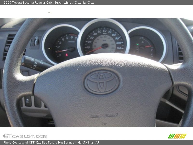 Super White / Graphite Gray 2009 Toyota Tacoma Regular Cab