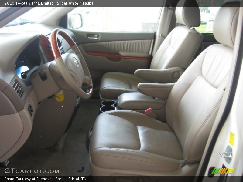  2010 Sienna Limited Taupe Interior