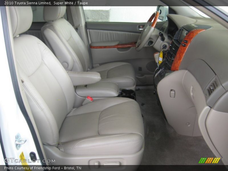 2010 Sienna Limited Taupe Interior