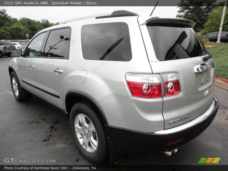 Quicksilver Metallic / Ebony 2011 GMC Acadia SL AWD