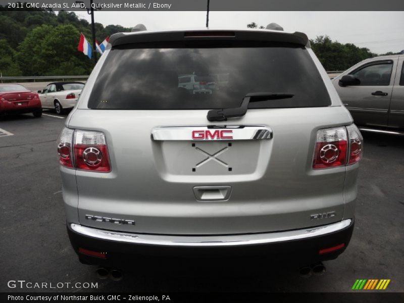 Quicksilver Metallic / Ebony 2011 GMC Acadia SL AWD