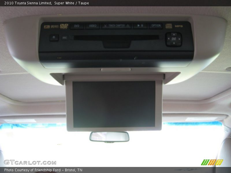 Super White / Taupe 2010 Toyota Sienna Limited