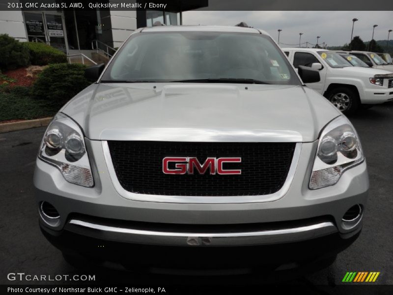 Quicksilver Metallic / Ebony 2011 GMC Acadia SL AWD