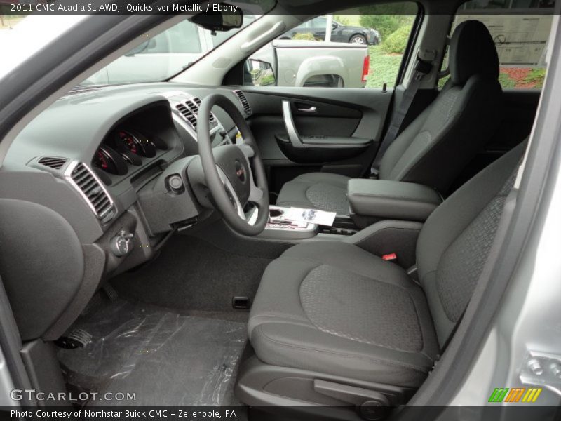  2011 Acadia SL AWD Ebony Interior