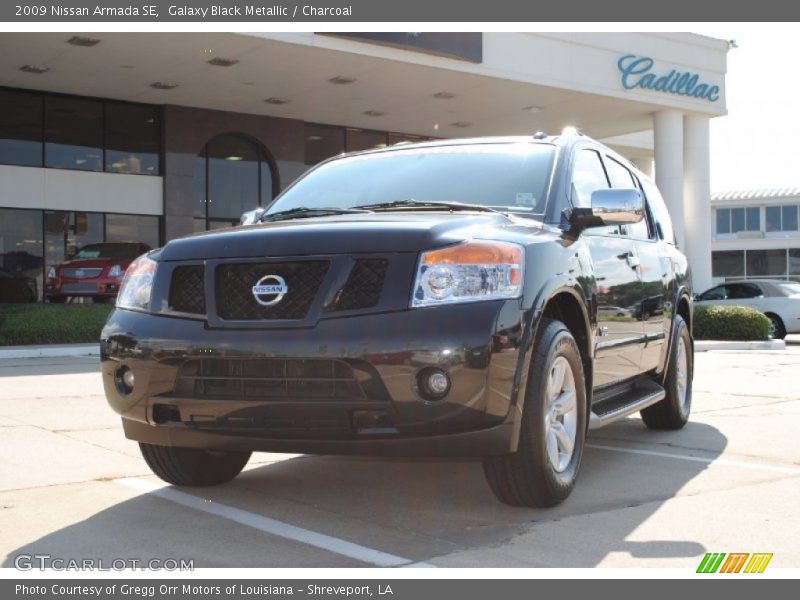Galaxy Black Metallic / Charcoal 2009 Nissan Armada SE
