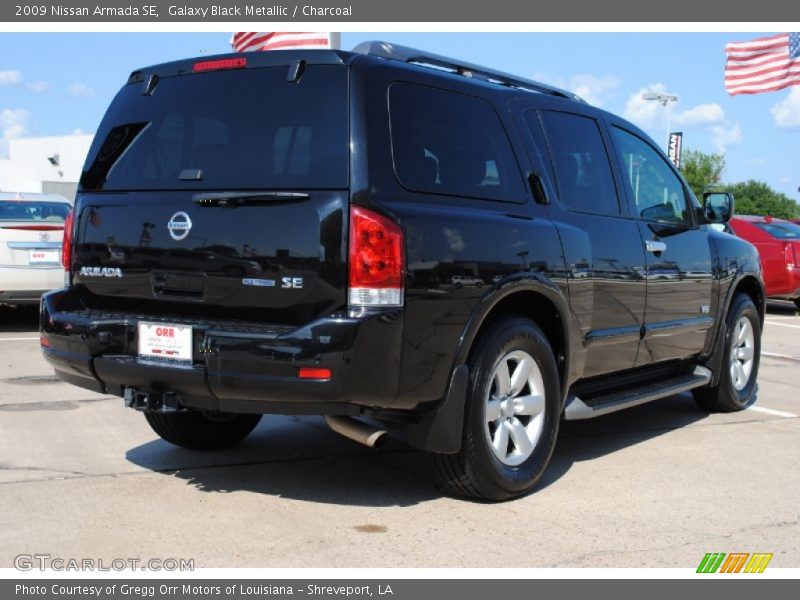 Galaxy Black Metallic / Charcoal 2009 Nissan Armada SE