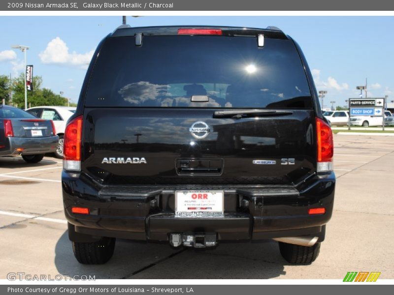 Galaxy Black Metallic / Charcoal 2009 Nissan Armada SE