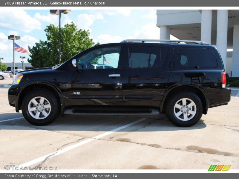 Galaxy Black Metallic / Charcoal 2009 Nissan Armada SE
