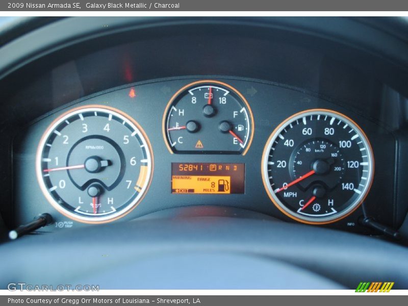  2009 Armada SE SE Gauges