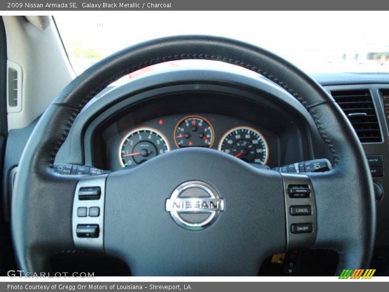 Galaxy Black Metallic / Charcoal 2009 Nissan Armada SE