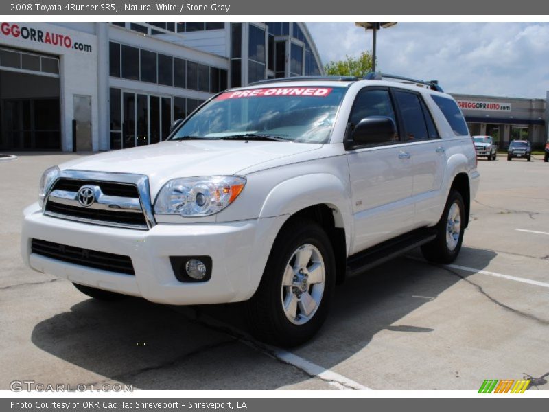 Natural White / Stone Gray 2008 Toyota 4Runner SR5