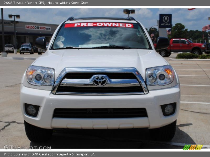 Natural White / Stone Gray 2008 Toyota 4Runner SR5