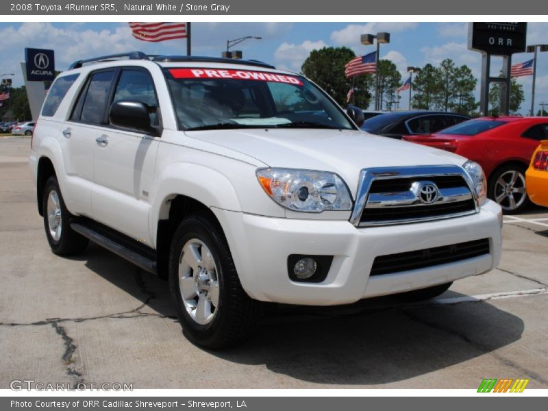 Natural White / Stone Gray 2008 Toyota 4Runner SR5
