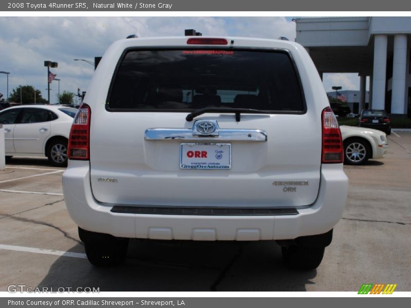 Natural White / Stone Gray 2008 Toyota 4Runner SR5