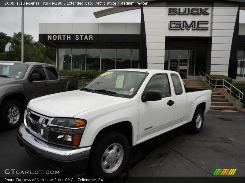 Arctic White / Medium Pewter 2008 Isuzu i-Series Truck i-290 S Extended Cab