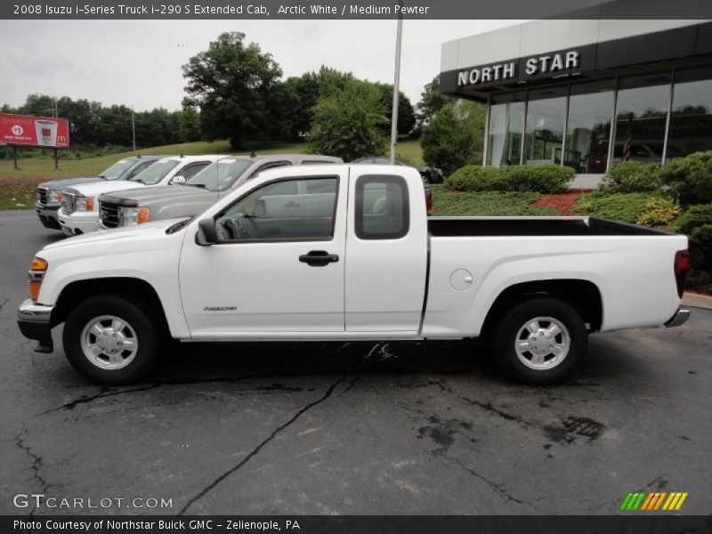 Arctic White / Medium Pewter 2008 Isuzu i-Series Truck i-290 S Extended Cab