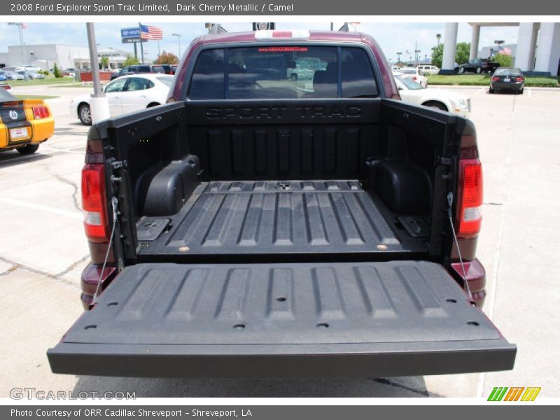 Dark Cherry Metallic / Camel 2008 Ford Explorer Sport Trac Limited