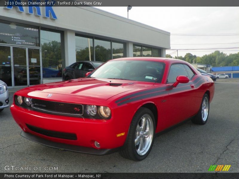 TorRed / Dark Slate Gray 2010 Dodge Challenger R/T