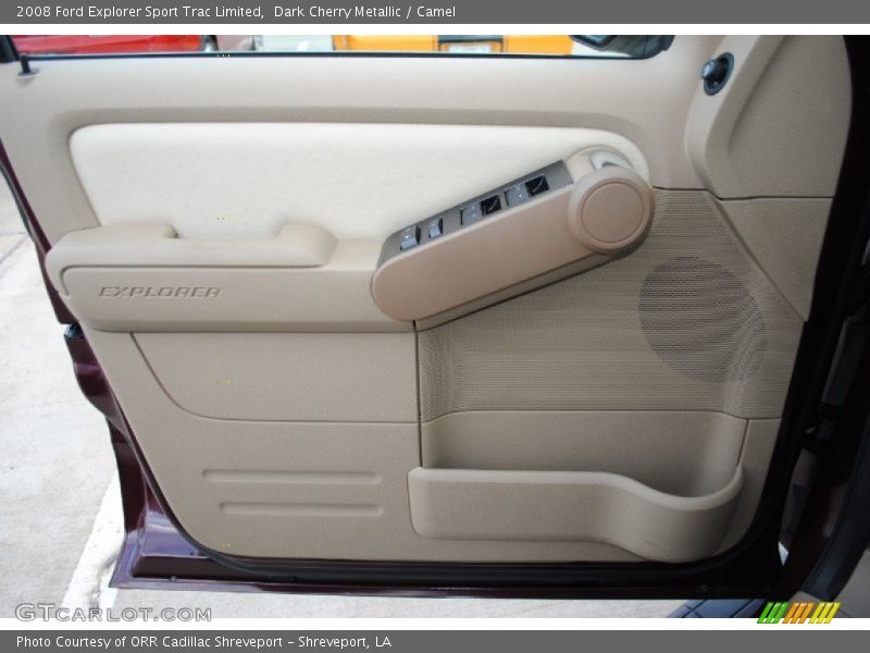 Dark Cherry Metallic / Camel 2008 Ford Explorer Sport Trac Limited