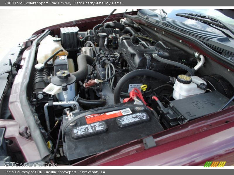 Dark Cherry Metallic / Camel 2008 Ford Explorer Sport Trac Limited