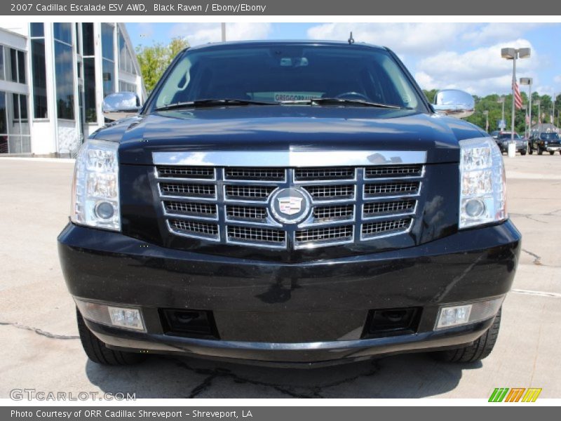 Black Raven / Ebony/Ebony 2007 Cadillac Escalade ESV AWD
