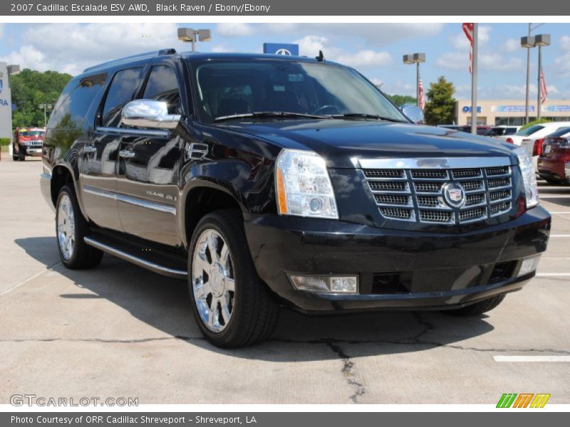 Black Raven / Ebony/Ebony 2007 Cadillac Escalade ESV AWD