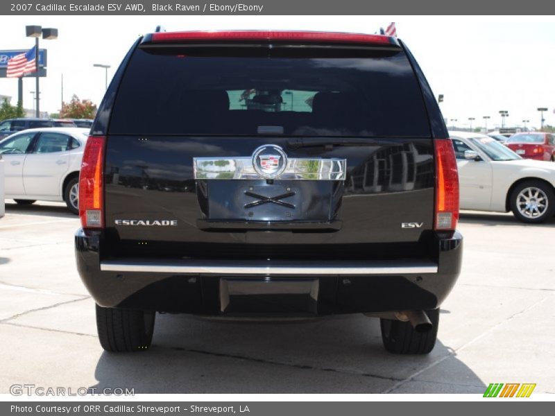 Black Raven / Ebony/Ebony 2007 Cadillac Escalade ESV AWD