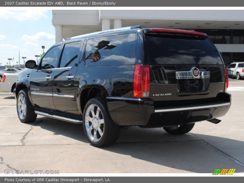 Black Raven / Ebony/Ebony 2007 Cadillac Escalade ESV AWD